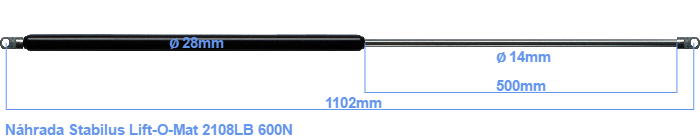 Stabilus Lift-O-Mat 2108LB
