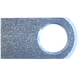 M8 výkyvné oko 19mm (10mm tloušťka, otvorem 10.1mm)