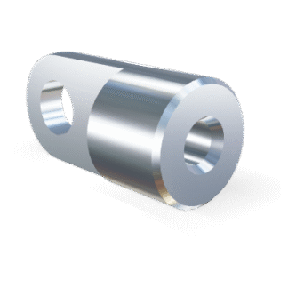 M5 výkyvné oko 20mm (3mm tloušťka, otvorem 6.1mm)