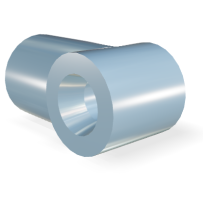 M8 plastové výkyvné oko 21/24mm (18mm tloušťka, otvorem 8.1mm)